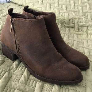 Brown ankle boots